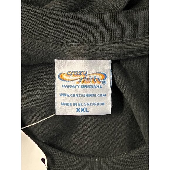 Crazy Shirts Extra Extra Large Golden Dragon Long Sleeve Tee Shirt XXL Black New - Picture 7 of 9